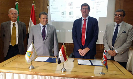 Cooperation agreement between Benha University and Surrey University in UK