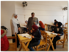 «المغربى» يتفقد سير أعمال الامتحانات والكنترولات بكليات جامعة بنها