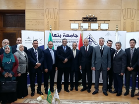 بروتوكول تعاون بين جامعة بنها ووكالة الفضاء المصرية