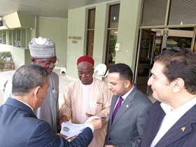 وفد جامعة بنها في لقاء مع لجنة الجامعات الوطنية النيجيرية وفي ضيافة السفارة المصرية في أبوجا