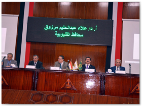 محافظ القليوبية ورئيس جامعة بنها يكرمان طلاب المرحلة الثانية من المبادرة الرئاسية «صنايعية مصر» 