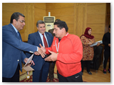 تكريم طلاب جامعة بنها الفائزين بمسابقات الجامعات المصرية