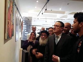 رئيس جامعة بنها يفتتح معرض جماليات الفنون القبطية
