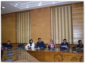 المغربى فى أول لقاء باتحاد طلاب الجامعة: كل الدعم لإتحاد طلاب جامعة بنها 