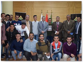 المغربى فى أول لقاء باتحاد طلاب الجامعة: كل الدعم لإتحاد طلاب جامعة بنها 