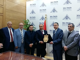 رئيس جامعة بنها يستقبل رئيس مجلس إدارة مؤسسة الأهرام لبحث سبل التعاون