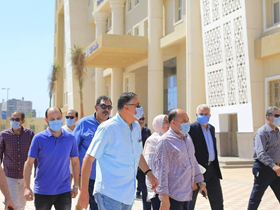 رئيس جامعة بنها يتفقد المنشأت الجديدة بالعبور ومشتهر وكفر سعد
